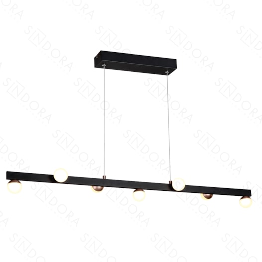 PENDENTE LED 3000K 25W BIVOLT 10X90CM METAL E ACRÍLICO PRETO E CHAMPANHE | SINDORA ILUMINAÇÃO DCD01804 PENDENTE LED 3000K 25W BIVOLT 10X90CM METAL E ACRÍLICO PRETO E CHAMPANHE | SINDORA ILUMINAÇÃO DCD01804