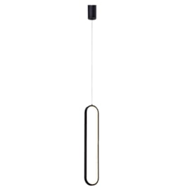 PENDENTE LED 3000K 28W BIVOLT 60X10CM METAL E SILICONE PRETO | SINDORA ILUMINAÇÃO DCD03025 PENDENTE LED 3000K 28W BIVOLT 60X10CM METAL E SILICONE PRETO | SINDORA ILUMINAÇÃO DCD03025