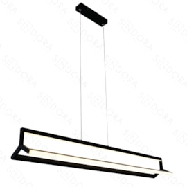 PENDENTE LED 3000K 37W BIVOLT 15X100X15CM METAL PRETO | SINDORA ILUMINAÇÃO DCD015086 PENDENTE LED 3000K 37W BIVOLT 15X100X15CM METAL PRETO | SINDORA ILUMINAÇÃO DCD015086