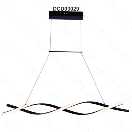 PENDENTE LED 3000K 40W BIVOLT 100CM METAL E SILICONE PRETO | SINDORA ILUMINAÇÃO DCD03029 PENDENTE LED 3000K 40W BIVOLT 100CM METAL E SILICONE PRETO | SINDORA ILUMINAÇÃO DCD03029