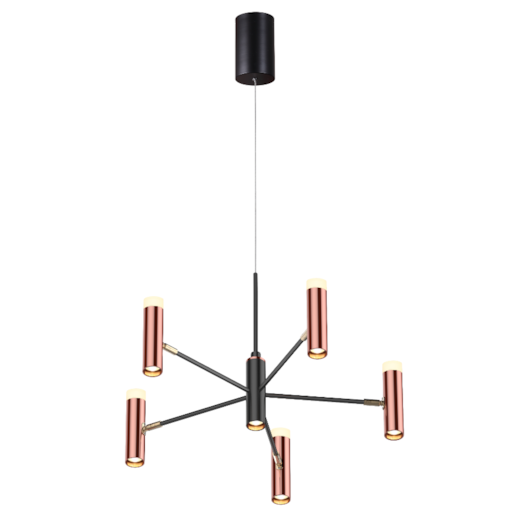 PENDENTE LED 3000K 42W BIVOLT Ø60X120CM ALUMÍNIO E ACRÍLICO PRETO E BRONZE | SINDORA ILUMINAÇÃO DCD01135 PENDENTE LED 3000K 42W BIVOLT Ø60X120CM ALUMÍNIO E ACRÍLICO PRETO E BRONZE | SINDORA ILUMINAÇÃO DCD01135