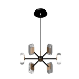 PENDENTE LED 3000K 45W BIVOLT Ø60X150CM METAL E ACRÍLICO DOURADO E PRETO | SINDORA ILUMINAÇÃO DCD01186 PENDENTE LED 3000K 45W BIVOLT Ø60X150CM METAL E ACRÍLICO DOURADO E PRETO | SINDORA ILUMINAÇÃO DCD01186