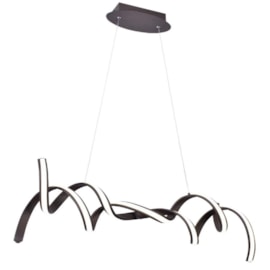 PENDENTE LED 3000K 50W BIVOLT 120X105X22CM METAL E SILICONE MARROM | SINDORA ILUMINAÇÃO DCD015047 PENDENTE LED 3000K 50W BIVOLT 120X105X22CM METAL E SILICONE MARROM | SINDORA ILUMINAÇÃO DCD015047