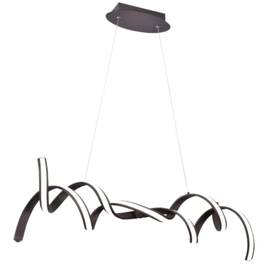 PENDENTE LED 3000K 50W BIVOLT 120X105X22CM METAL E SILICONE MARROM | SINDORA ILUMINAÇÃO DCD015047 PENDENTE LED 3000K 50W BIVOLT 120X105X22CM METAL E SILICONE MARROM | SINDORA ILUMINAÇÃO DCD015047