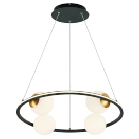 PENDENTE LED 3000K 52W BIVOLT Ø59CM ALUMÍNIO E VIDRO GRAFITE E BRANCO FOSCO | SINDORA ILUMINAÇÃO DCD01800 PENDENTE LED 3000K 52W BIVOLT Ø59CM ALUMÍNIO E VIDRO GRAFITE E BRANCO FOSCO | SINDORA ILUMINAÇÃO DCD01800