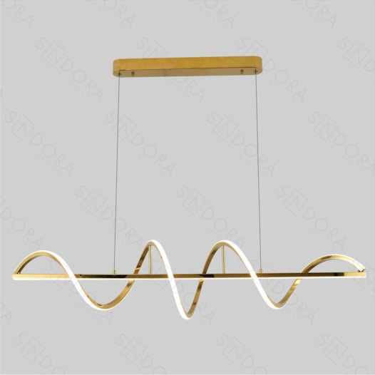 PENDENTE LED 3000K 53W BIVOLT 120CM INOX CHAMPANHE | SINDORA ILUMINAÇÃO DCD01290 PENDENTE LED 3000K 53W BIVOLT 120CM INOX CHAMPANHE | SINDORA ILUMINAÇÃO DCD01290