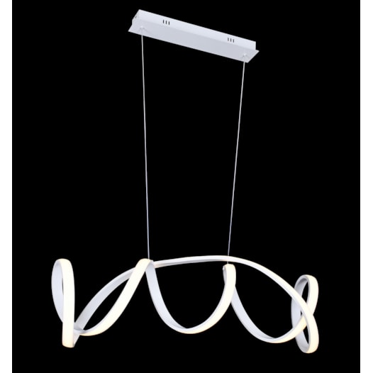 PENDENTE LED 3000K 65W BIVOLT 21X100CM METAL E SILICONE BRANCO | SINDORA ILUMINAÇÃO DCD015020 PENDENTE LED 3000K 65W BIVOLT 21X100CM METAL E SILICONE BRANCO | SINDORA ILUMINAÇÃO DCD015020