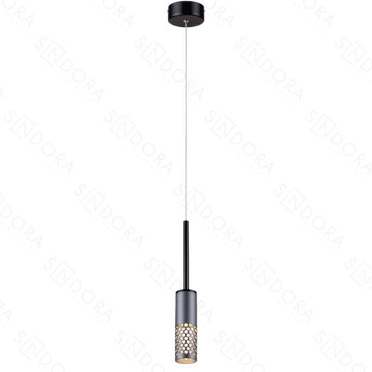 PENDENTE LED 3000K 6W BIVOLT Ø5X19CM METAL E ACRÍLICO CINZA | SINDORA ILUMINAÇÃO DCD01809 PENDENTE LED 3000K 6W BIVOLT Ø5X19CM METAL E ACRÍLICO CINZA | SINDORA ILUMINAÇÃO DCD01809