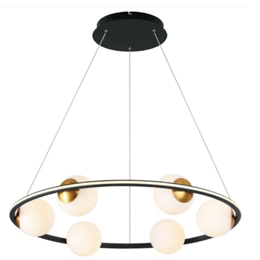 PENDENTE LED 3000K 72W BIVOLT Ø78CM ALUMÍNIO E VIDRO GRAFITE E BRANCO FOSCO | SINDORA ILUMINAÇÃO DCD01801 PENDENTE LED 3000K 72W BIVOLT Ø78CM ALUMÍNIO E VIDRO GRAFITE E BRANCO FOSCO | SINDORA ILUMINAÇÃO DCD01801