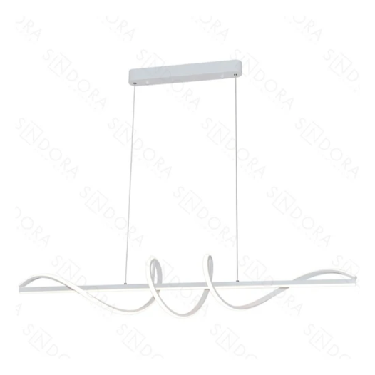 PENDENTE LED 3000K 75W BIVOLT 120x20CM ALUMÍNIO E SILICONE | SINDORA ILUMINAÇÃO DCD03190 PENDENTE LED 3000K 75W BIVOLT 120x20CM ALUMÍNIO E SILICONE | SINDORA ILUMINAÇÃO DCD03190