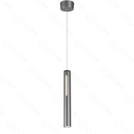 PENDENTE LED 3000K 7W BIVOLT Ø4X32,5CM METAL E ACRÍLICO CINZA | SINDORA ILUMINAÇÃO DCD01823 PENDENTE LED 3000K 7W BIVOLT Ø4X32,5CM METAL E ACRÍLICO CINZA | SINDORA ILUMINAÇÃO DCD01823