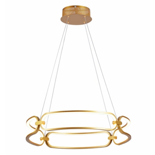 PENDENTE LED 3000K 80W BIVOLT Ø60X12CM METAL E SILICONE DOURADO | SINDORA ILUMINAÇÃO DCD03035 PENDENTE LED 3000K 80W BIVOLT Ø60X12CM METAL E SILICONE DOURADO | SINDORA ILUMINAÇÃO DCD03035