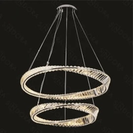 PENDENTE LED 3000K 80W BIVOLT Ø80CM CRISTAL E METAL CROMADO | SINDORA ILUMINAÇÃO DCD00790 PENDENTE LED 3000K 80W BIVOLT Ø80CM CRISTAL E METAL CROMADO | SINDORA ILUMINAÇÃO DCD00790