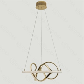 PENDENTE LED 3500K 40W BIVOLT Ø52CM METAL E SILICONE DOURADO | SINDORA ILUMINAÇÃO DCD01280 PENDENTE LED 3500K 40W BIVOLT Ø52CM METAL E SILICONE DOURADO | SINDORA ILUMINAÇÃO DCD01280