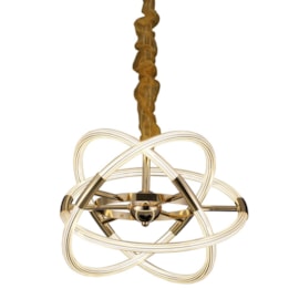 PENDENTE LED 3500K 76W BIVOLT Ø64CM ALUMÍNIO E SILICONE DOURADO | SINDORA ILUMINAÇÃO DCD01248 PENDENTE LED 3500K 76W BIVOLT Ø64CM ALUMÍNIO E SILICONE DOURADO | SINDORA ILUMINAÇÃO DCD01248