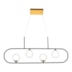 PENDENTE LED 4XG9 25X80X10CM METAL E VIDRO | OLD ARTISAN PD-5359 PENDENTE LED 4XG9 25X80X10CM METAL E VIDRO | OLD ARTISAN PD-5359
