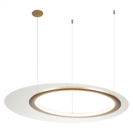 PENDENTE LED ALMA 3000K 61W BIVOLT DOURADO E TRANSPARENTE | STUDIOLUCE PD1810 PENDENTE LED ALMA 3000K 61W BIVOLT DOURADO E TRANSPARENTE | STUDIOLUCE PD1810