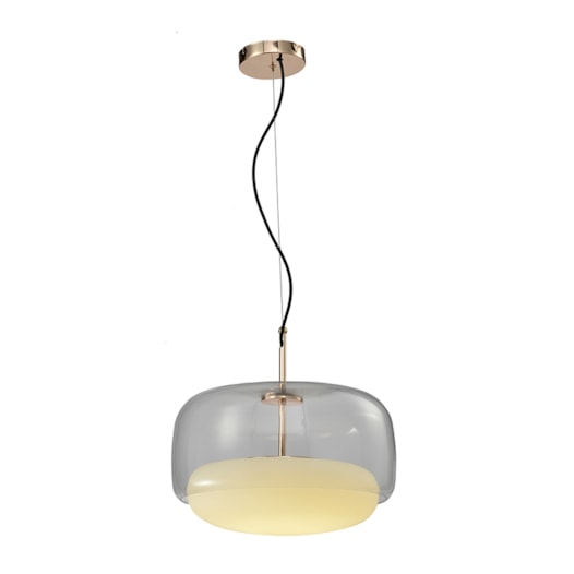 PENDENTE LED ALTMANN METAL E VIDRO CINZA CLARO 12W 3000K | HEVVY 1049 SL-5884/H1 PENDENTE LED ALTMANN METAL E VIDRO CINZA CLARO 12W 3000K | HEVVY 1049 SL-5884/H1