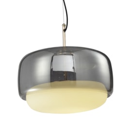 PENDENTE LED ALTMANN METAL E VIDRO FUMÊ 12W 3000K | HEVVY 1051 SL-5884/H1 PENDENTE LED ALTMANN METAL E VIDRO FUMÊ 12W 3000K | HEVVY 1051 SL-5884/H1