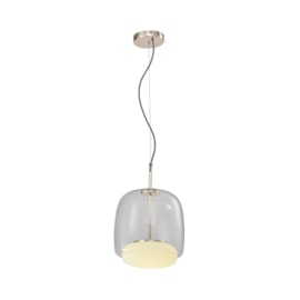 PENDENTE LED ALTMANN METAL E VIDRO TRANSPARENTE 9W 3000K | HEVVY 1048 SL-5885/H1 PENDENTE LED ALTMANN METAL E VIDRO TRANSPARENTE 9W 3000K | HEVVY 1048 SL-5885/H1