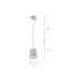 PENDENTE LED ALTOÉ METAL E VIDRO CINZA CLARO 5W 3000K | HEVVY 1055 SL-5890/H1 CLEAR