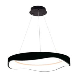 PENDENTE LED AMARÉ REDONDO 3000K 60W BIVOLT Ø62X6,5CM METAL E ACRÍLICO PRETO | USINA IMPORTS UI20181/60PT PENDENTE LED AMARÉ REDONDO 3000K 60W BIVOLT Ø62X6,5CM METAL E ACRÍLICO PRETO | USINA IMPORTS UI20181/60PT