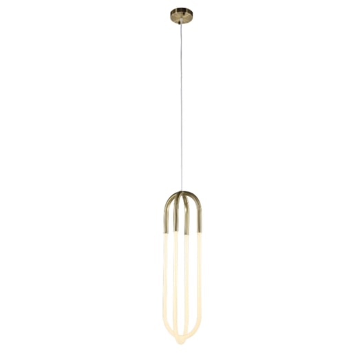 PENDENTE LED ANELLO 2700K 15W BIVOLT Ø20,5X76CM METAL E VIDRO BRONZE | +LUZ PE-118/80.27BRO PENDENTE LED ANELLO 2700K 15W BIVOLT Ø20,5X76CM METAL E VIDRO BRONZE | +LUZ PE-118/80.27BRO