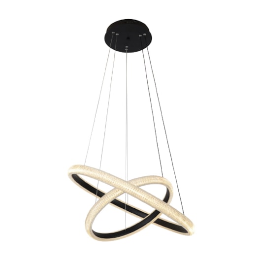 PENDENTE LED APOGEU 3000K 62W BIVOLT Ø60CM METAL PRETO | SKYLIGHT SKY-4010PT PENDENTE LED APOGEU 3000K 62W BIVOLT Ø60CM METAL PRETO | SKYLIGHT SKY-4010PT