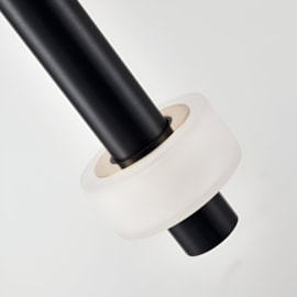 PENDENTE LED AUS 3000K 18W BIVOLT PRETO | NORDECOR 2716