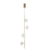 PENDENTE LED BAROK FALL 64W 3000K DOURADO | NORDECOR 2060