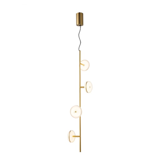 PENDENTE LED BAROK FALL 64W 3000K DOURADO | NORDECOR 2060