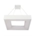 PENDENTE LED BELIZE QUADRADO DIREITA E INDIRETA BASE VAZADA 3000K 36,8W BIVOLT 48X48CM ALUMÍNIO E ACRÍLICO | USINA 19012 PENDENTE LED BELIZE QUADRADO DIREITA E INDIRETA BASE VAZADA 3000K 36,8W BIVOLT 48X48CM ALUMÍNIO E ACRÍLICO | USINA 19012