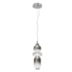 PENDENTE LED BELLE 3000K 9W BIVOLT Ø12,5X30CM AÇO CROMADO E VIDRO FUMÊ | +LUZ PE-057/9.12SM PENDENTE LED BELLE 3000K 9W BIVOLT Ø12,5X30CM AÇO CROMADO E VIDRO FUMÊ | +LUZ PE-057/9.12SM