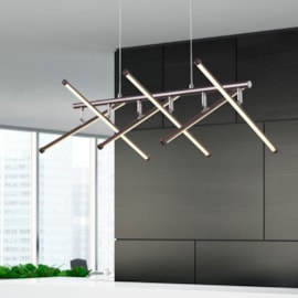 PENDENTE LED BETS 3000K 48W BIVOLT 80X41CM ALUMÍNIO E SILICONE MARROM | +LUZ PE-131/48.80MF PENDENTE LED BETS 3000K 48W BIVOLT 80X41CM ALUMÍNIO E SILICONE MARROM | +LUZ PE-131/48.80MF