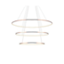 PENDENTE LED BIRDIE OVAL METAL ROSE GOLD 39W 3000K | BELLA ILUMINAÇÃO KW004E