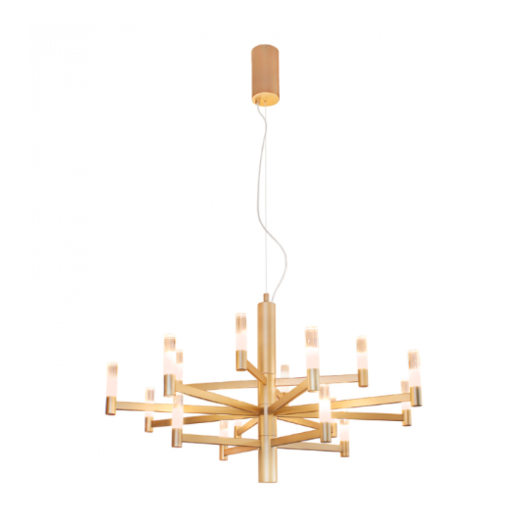 PENDENTE LED BLADE 54W 3000K BIVOLT 84X48,5CM ALUMÍNIO E ACRÍLICO DOURADO | STUDIOLUCE PD1502ADO PENDENTE LED BLADE 54W 3000K BIVOLT 84X48,5CM ALUMÍNIO E ACRÍLICO DOURADO | STUDIOLUCE PD1502ADO