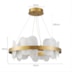 PENDENTE LED BLOE 65CM 3000K 50W METAL DOURADO | NORDECOR 2777