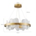 PENDENTE LED BLOE 65CM 3000K 50W METAL DOURADO | NORDECOR 2777 PENDENTE LED BLOE 65CM 3000K 50W METAL DOURADO | NORDECOR 2777