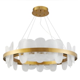 PENDENTE LED BLOE 82CM 3000K 70W METAL DOURADO | NORDECOR 2778