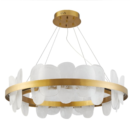 PENDENTE LED BLOE 82CM 3000K 70W METAL DOURADO | NORDECOR 2778 PENDENTE LED BLOE 82CM 3000K 70W METAL DOURADO | NORDECOR 2778