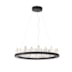 PENDENTE LED CAVE REDONDO 3000K 36W BIVOLT Ø60X11CM CRISTAL E METAL PRETO E TRANSPARENTE | SKYLIGHT SKY-3095PT PENDENTE LED CAVE REDONDO 3000K 36W BIVOLT Ø60X11CM CRISTAL E METAL PRETO E TRANSPARENTE | SKYLIGHT SKY-3095PT