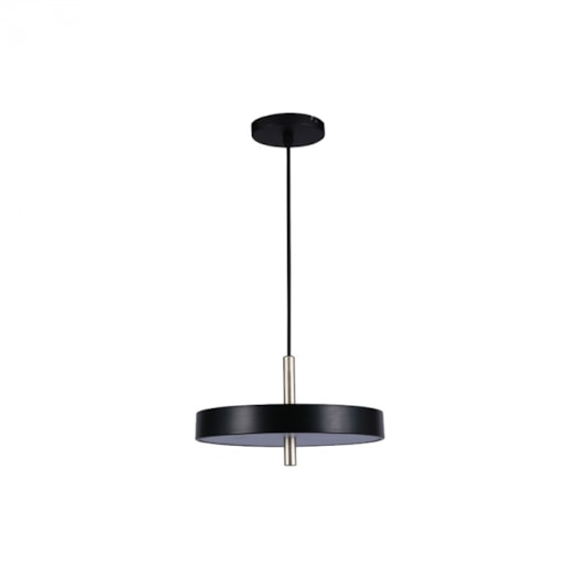 PENDENTE LED COCO 3000K 12W BIVOLT PRETO E DOURADO | STUDIOLUCE PD1814PT