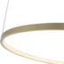 PENDENTE LED DAIRE 3000K 28W BIVOLT Ø65X180CM ALUMÍNIO DOURADO FOSCO | NORDECOR 2236