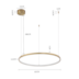 PENDENTE LED DAIRE 3000K 28W BIVOLT Ø65X180CM ALUMÍNIO DOURADO FOSCO | NORDECOR 2236