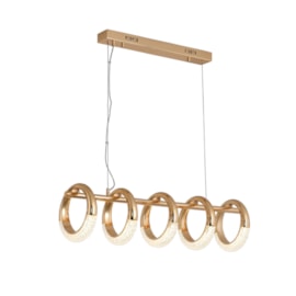 PENDENTE LED DIAMOND 3000K 50W BIVOLT 80CM METAL E ACRÍLICO ROSE GOLD | SKYLIGHT SKY-3098 PENDENTE LED DIAMOND 3000K 50W BIVOLT 80CM METAL E ACRÍLICO ROSE GOLD | SKYLIGHT SKY-3098