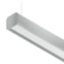 PENDENTE LED DIFUSOR RECUADO SOB MEDIDA LINEAR 14,4W/M 12V ALUMÍNIO | MISTERLED SLED9017 P50