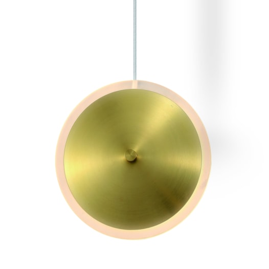 PENDENTE LED DISC REDONDO 2700K 7W BIVOLT Ø20CM METAL E ACRÍLICO BRONZE | +LUZ PE-110/7.20BRO PENDENTE LED DISC REDONDO 2700K 7W BIVOLT Ø20CM METAL E ACRÍLICO BRONZE | +LUZ PE-110/7.20BRO