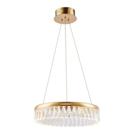 PENDENTE LED DROP REDONDO 3000K 26W BIVOLT Ø60X10CM METAL E ACRÍLICO DOURADO POLIDO | USINA IMPORTS UI20365/60DR PENDENTE LED DROP REDONDO 3000K 26W BIVOLT Ø60X10CM METAL E ACRÍLICO DOURADO POLIDO | USINA IMPORTS UI20365/60DR