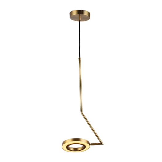 PENDENTE LED EGO 3000K 10W BIVOLT Ø22X75CM METAL E ACRÍLICO BRONZE | SKYLIGHT SKY-3096 PENDENTE LED EGO 3000K 10W BIVOLT Ø22X75CM METAL E ACRÍLICO BRONZE | SKYLIGHT SKY-3096