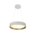 PENDENTE LED ESME POLICARBONATO E AÇO BRANCO | HEVVY 1154 LY-8802L BC+DR